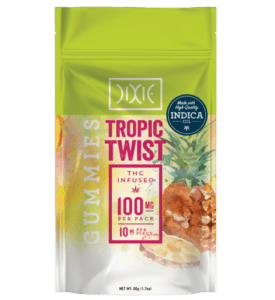 Dixie Tropic Twist Gummies Pouch