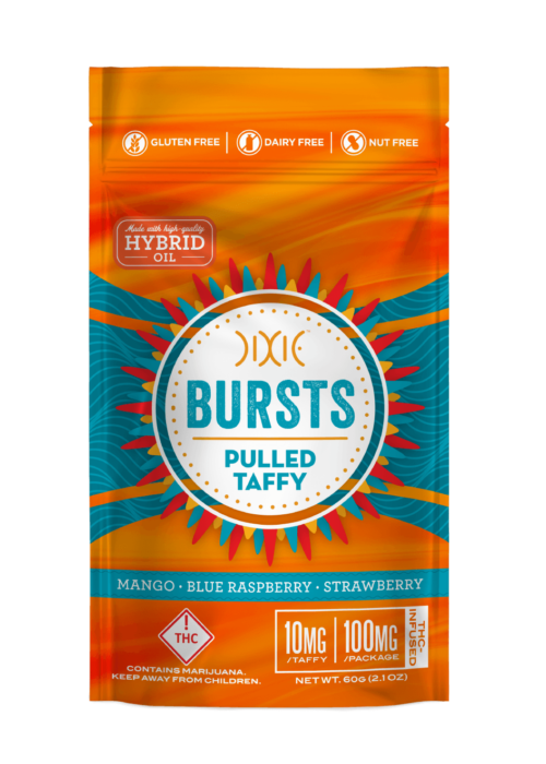 New Colorado edible by Dixie called Bursts Taffy