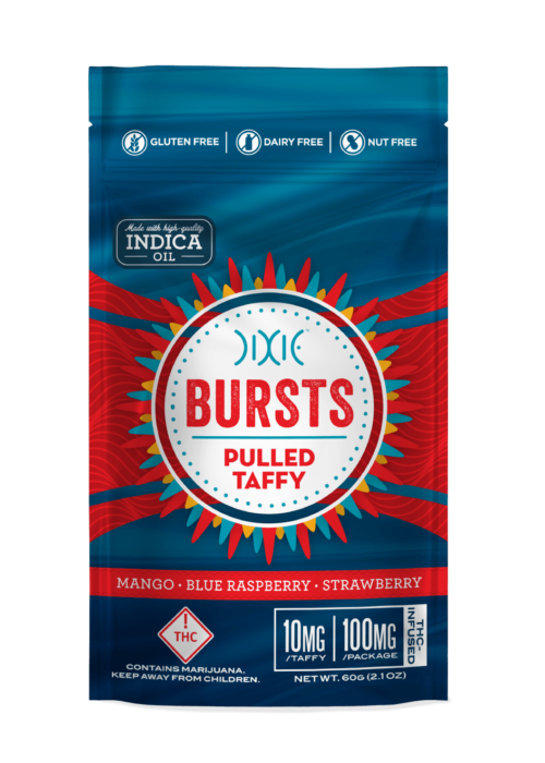 New edible: Bursts Pulled Taffy by Dixie