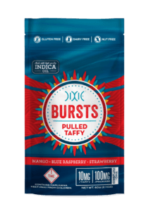 New edible: Bursts Pulled Taffy by Dixie