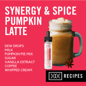 THC-infused pumpkin spice late recipe