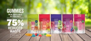 Dixie Gummies new pouches have 75% reduced waste