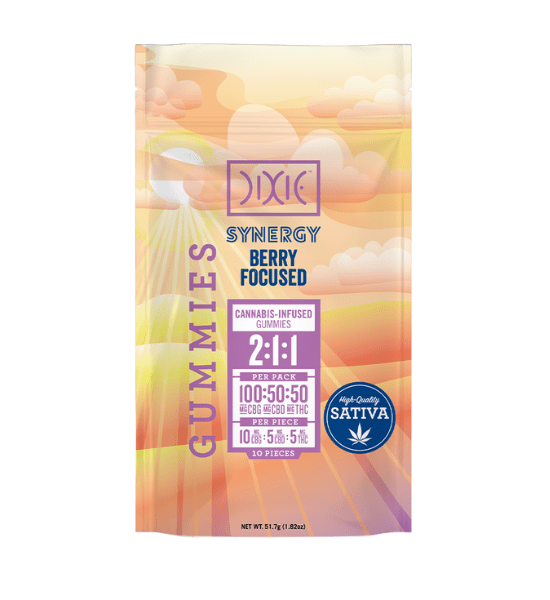 Dixie Synergy Berry Focused Gummies